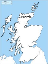 Trout Fishing Map North Scotland