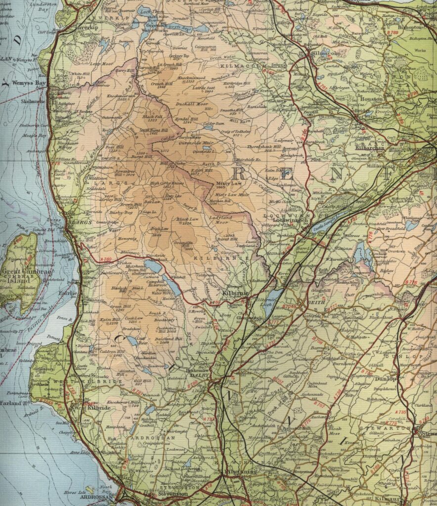 Ayrshire Trout Fishing Map