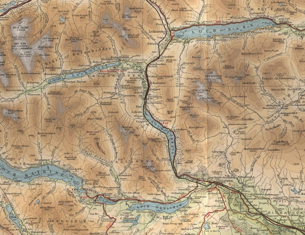 Callander Trout Fishing Map