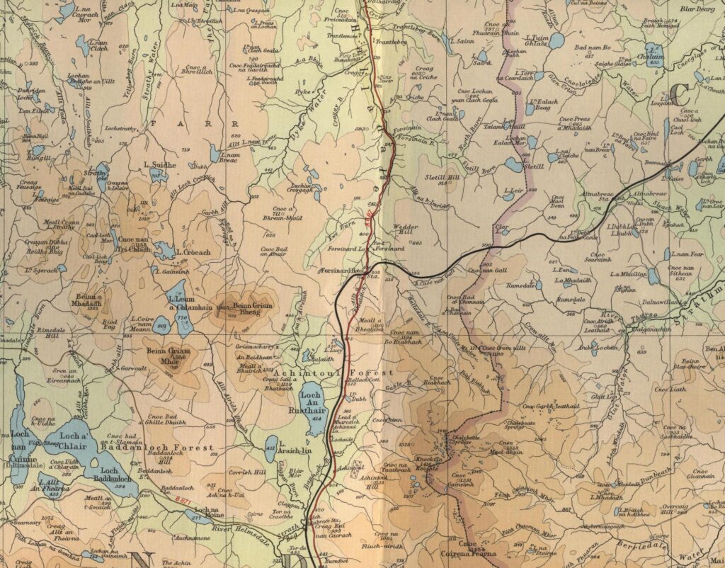 Forsinard Trout Fishing Map