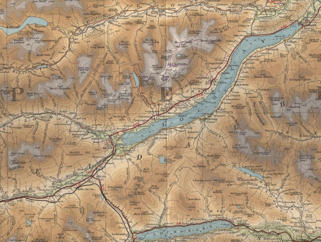 Killin Trout Fishing Map