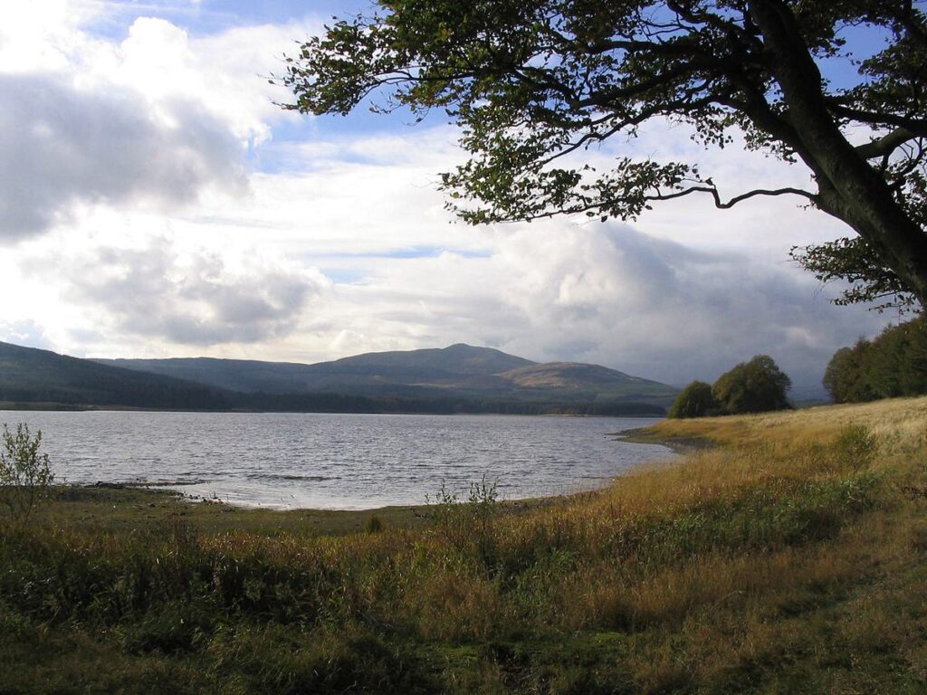 Carron Valley Reservoir trout fishing